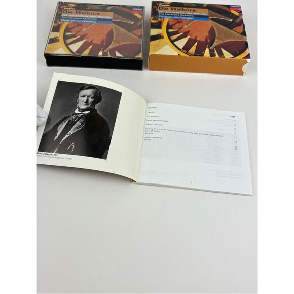 Vtg 1997 Wagner: Die Walkure The Cleveland Orchestra 4 CD Compact Disc Box Set B - Picture 8 of 12